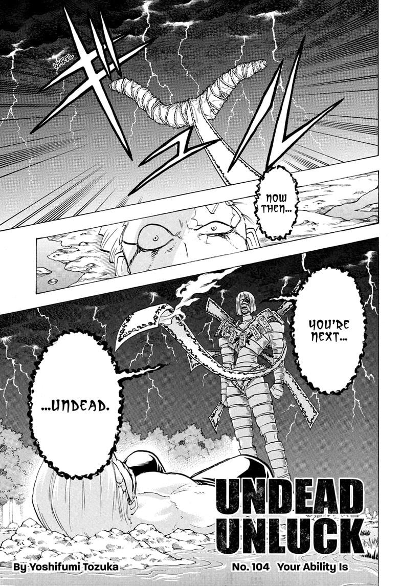 Undead + Unluck Chapter 104 page 1 - Chapter 104