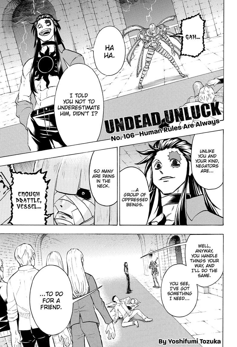 Undead + Unluck Chapter 106 page 1 - Chapter 106