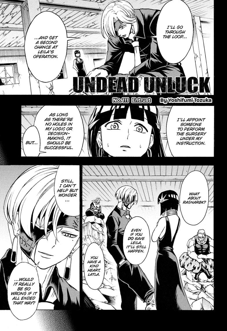 Undead + Unluck Chapter 111 page 1 - Chapter 111