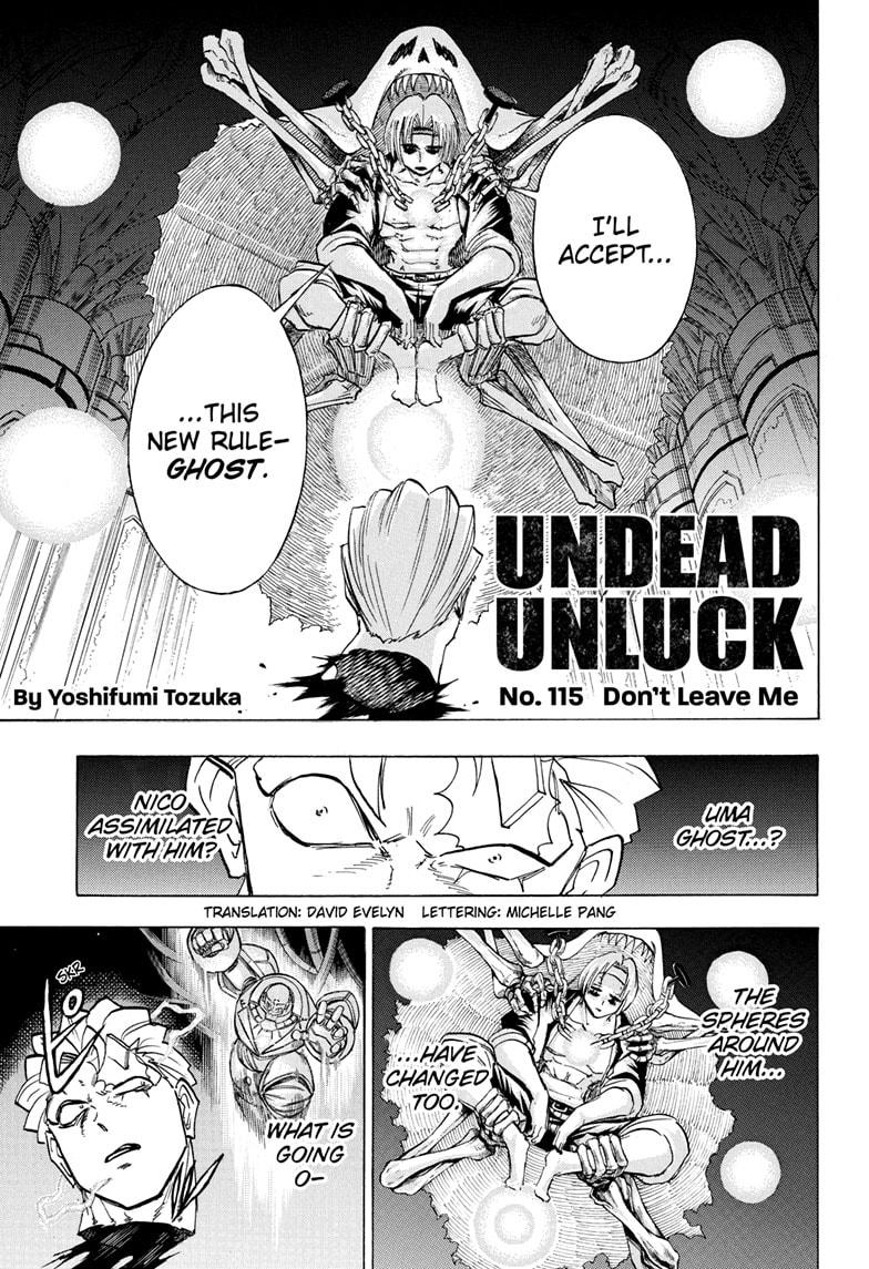 Undead + Unluck Chapter 115 page 1 - Chapter 115