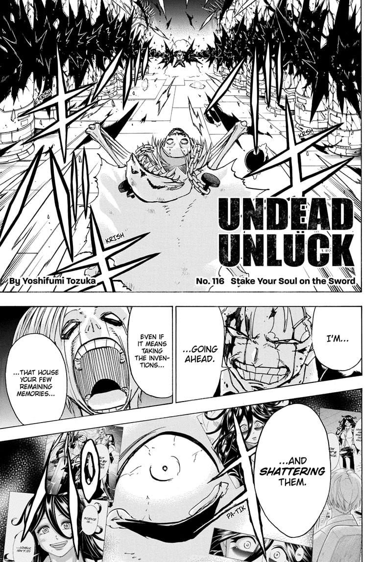 Undead + Unluck Chapter 116 page 1 - Chapter 116