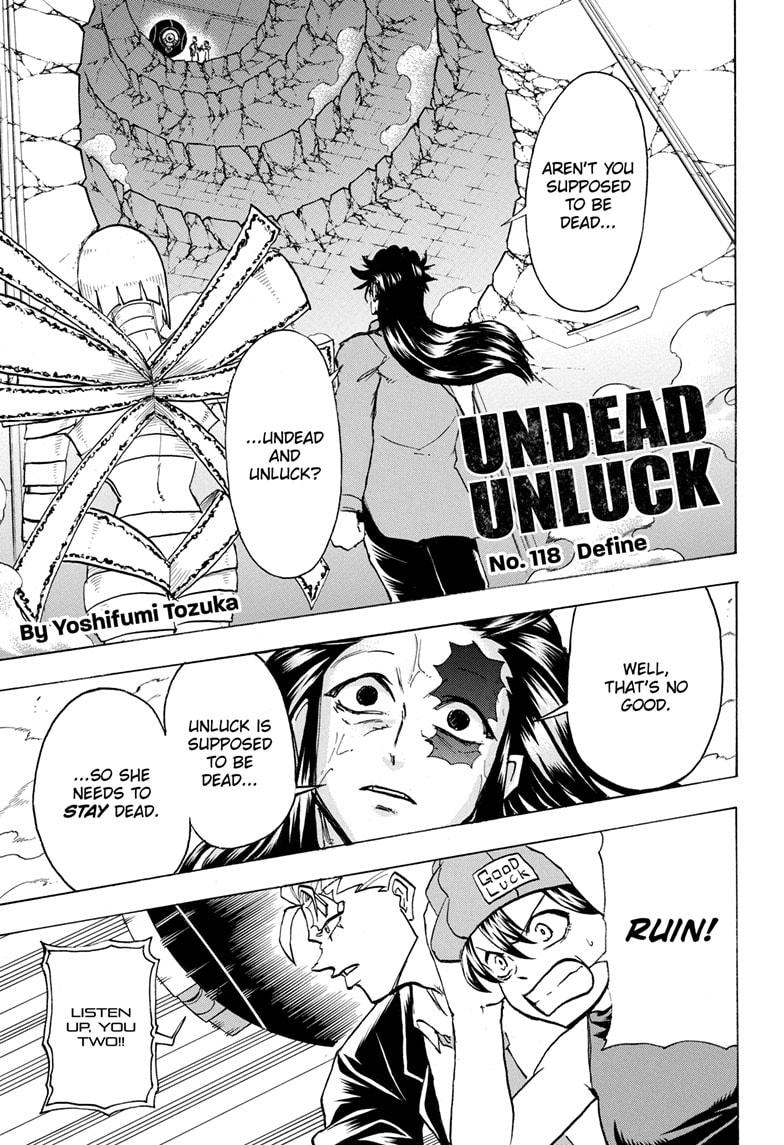 Undead + Unluck Chapter 118 page 1 - Chapter 118