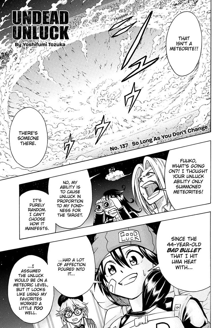 Undead + Unluck Chapter 137 page 1 - Chapter 137
