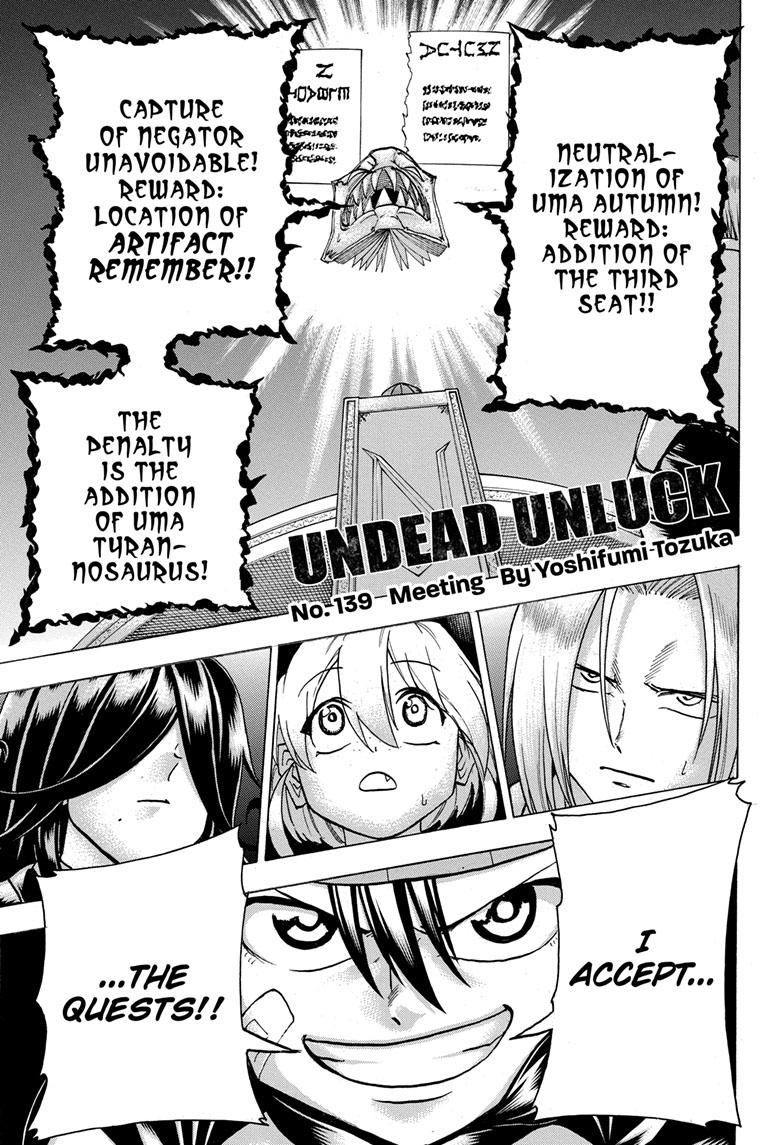 Undead + Unluck Chapter 139 page 1 - Chapter 139