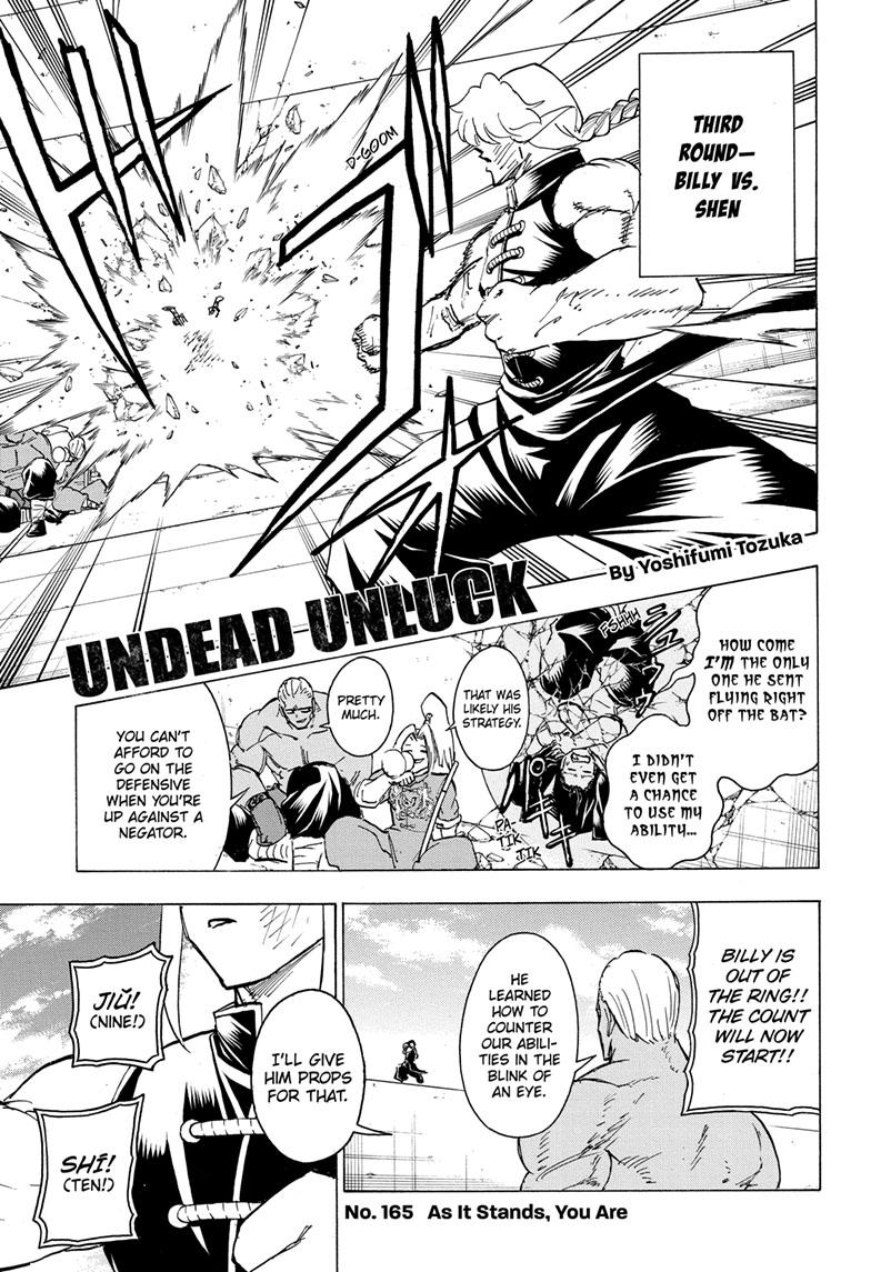 Undead + Unluck Chapter 165 page 1 - Chapter 165