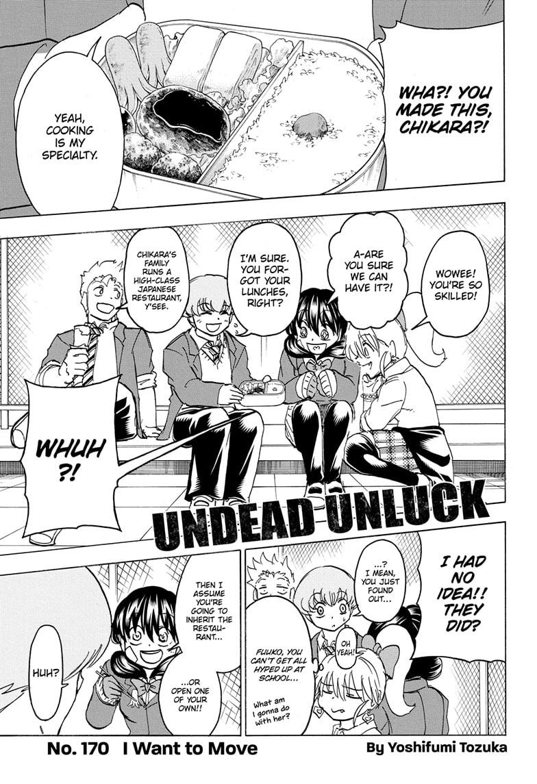 Undead + Unluck Chapter 170 page 1 - Chapter 170