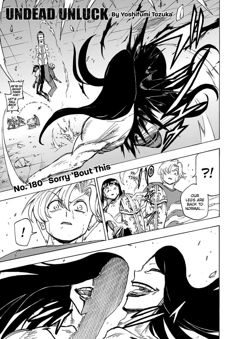 Undead + Unluck Chapter 180 page 1 - Chapter 180