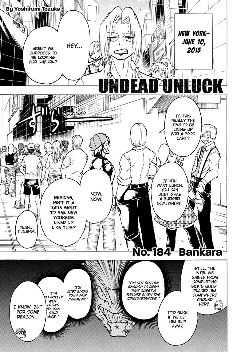 Undead + Unluck Chapter 184 page 1 - Chapter 184