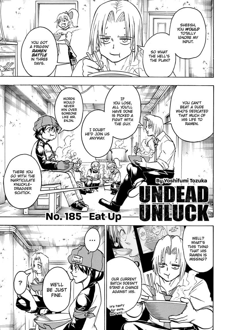 Undead + Unluck Chapter 185 page 1 - Chapter 185