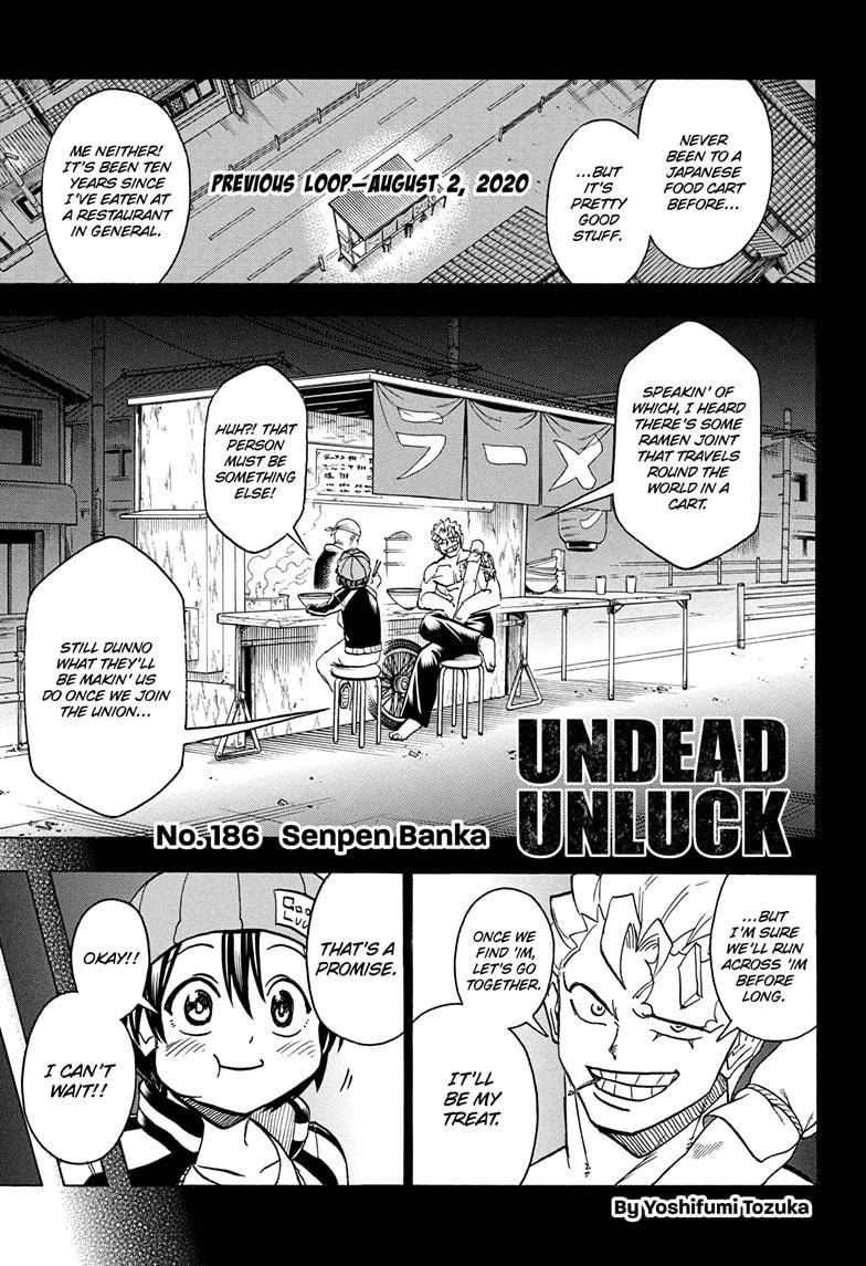 Undead + Unluck Chapter 186 page 1 - Chapter 186