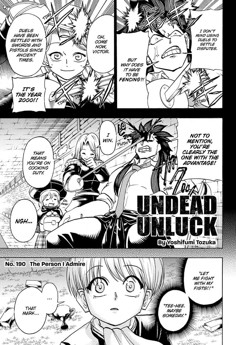 Undead + Unluck Chapter 190 page 1 - Chapter 190