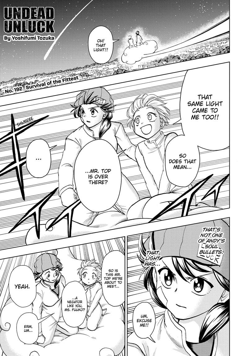 Undead + Unluck Chapter 192 page 1 - Chapter 192