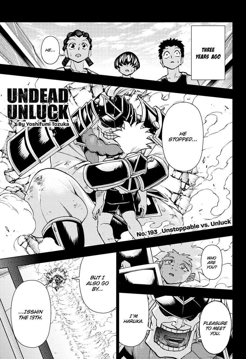 Undead + Unluck Chapter 193 page 1 - Chapter 193