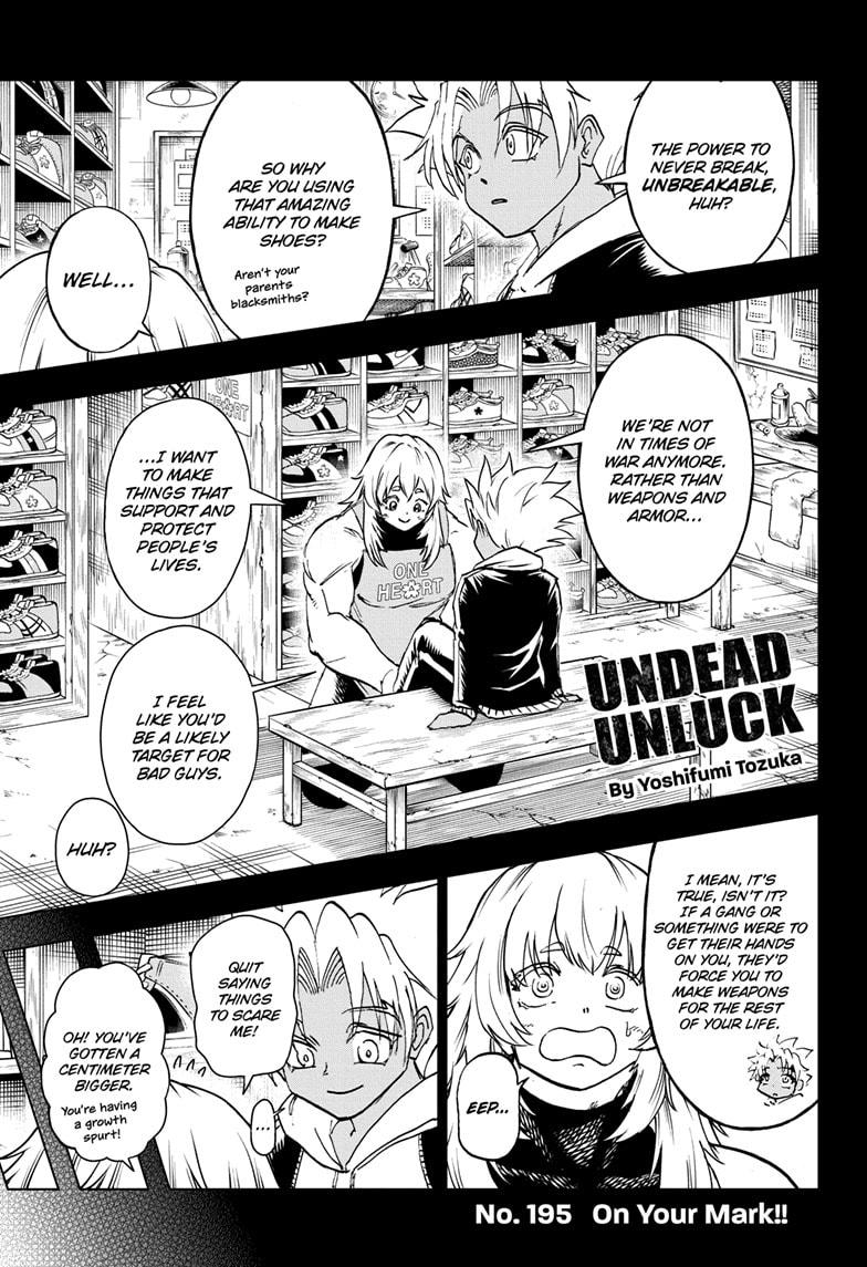 Undead + Unluck Chapter 195 page 1 - Chapter 195