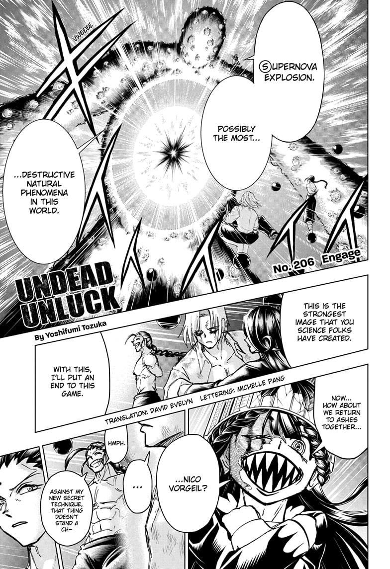 Undead + Unluck Chapter 206 page 1 - Chapter 206