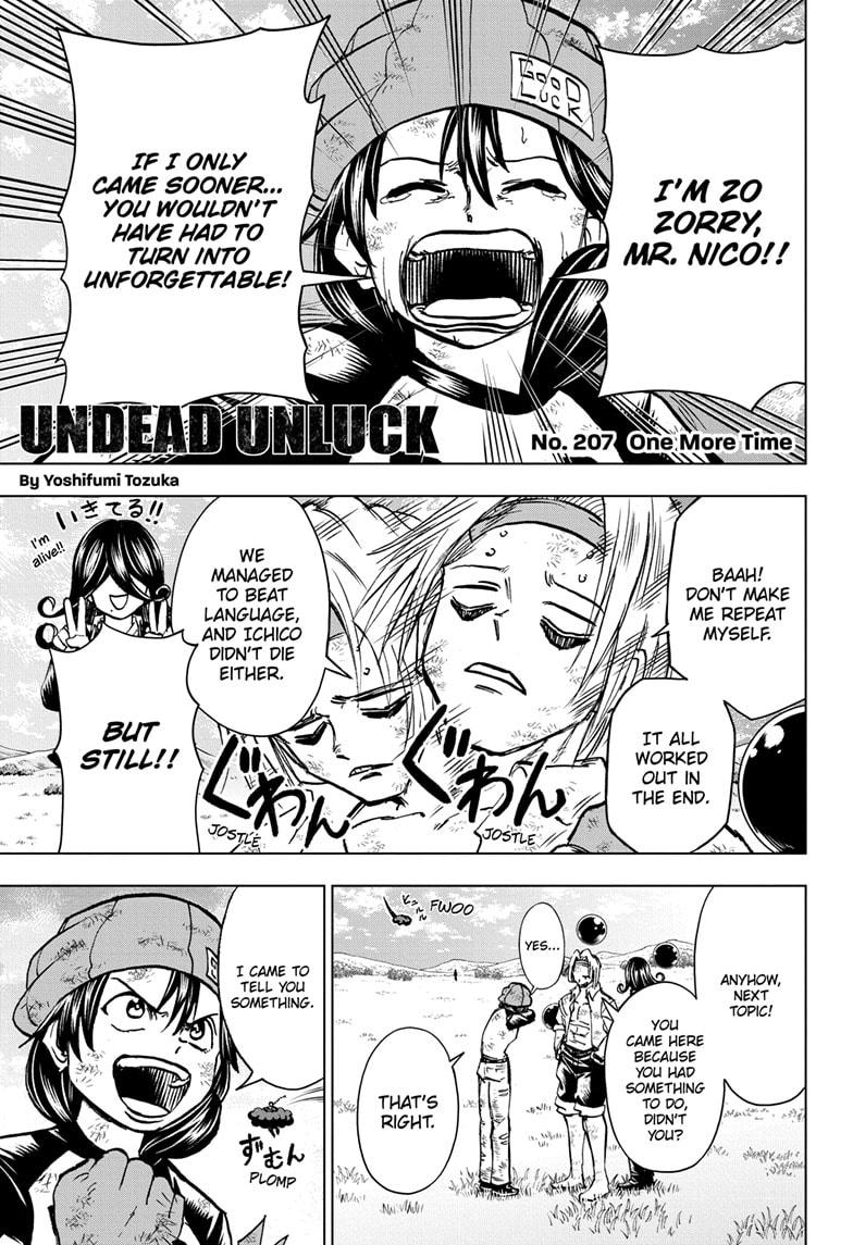 Undead + Unluck Chapter 207 page 1 - Chapter 207