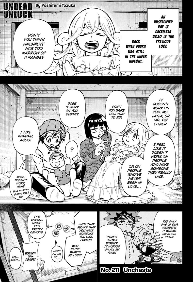 Undead + Unluck Chapter 211 page 1 - Chapter 211