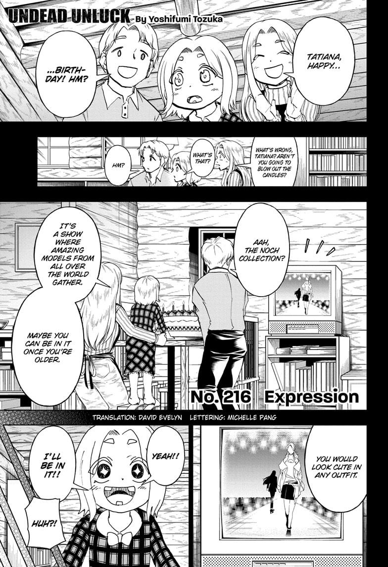 Undead + Unluck Chapter 216 page 1 - Chapter 216