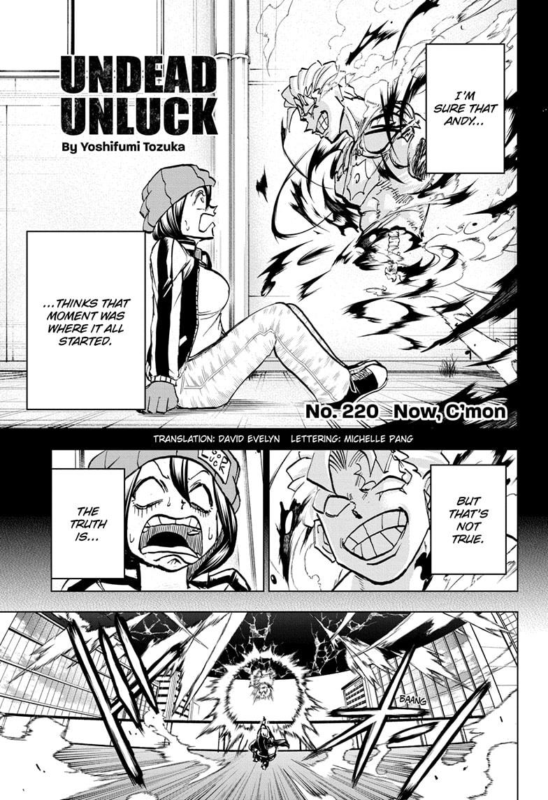 Undead + Unluck Chapter 220 page 1 - Chapter 220