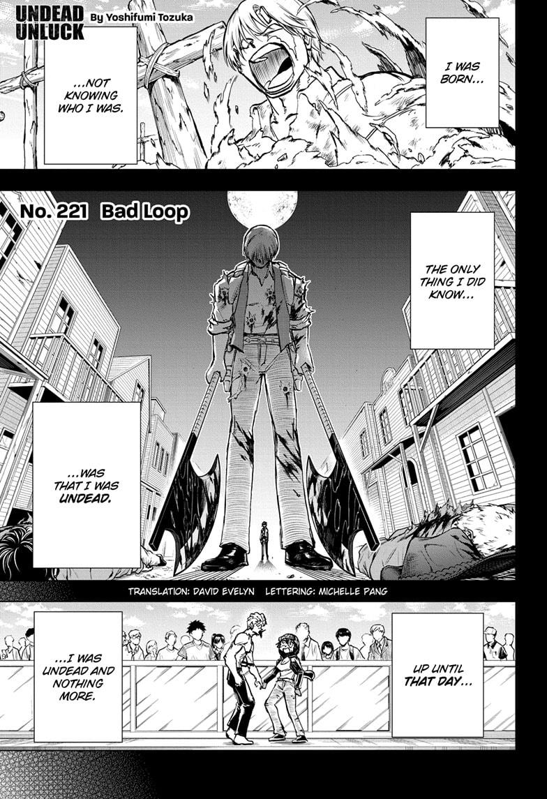 Undead + Unluck Chapter 221 page 1 - Chapter 221