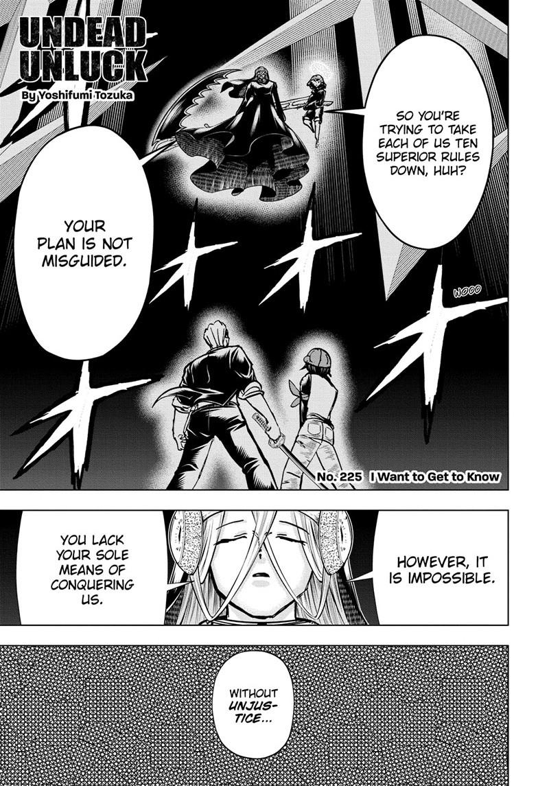 Undead + Unluck Chapter 225 page 1 - Chapter 225