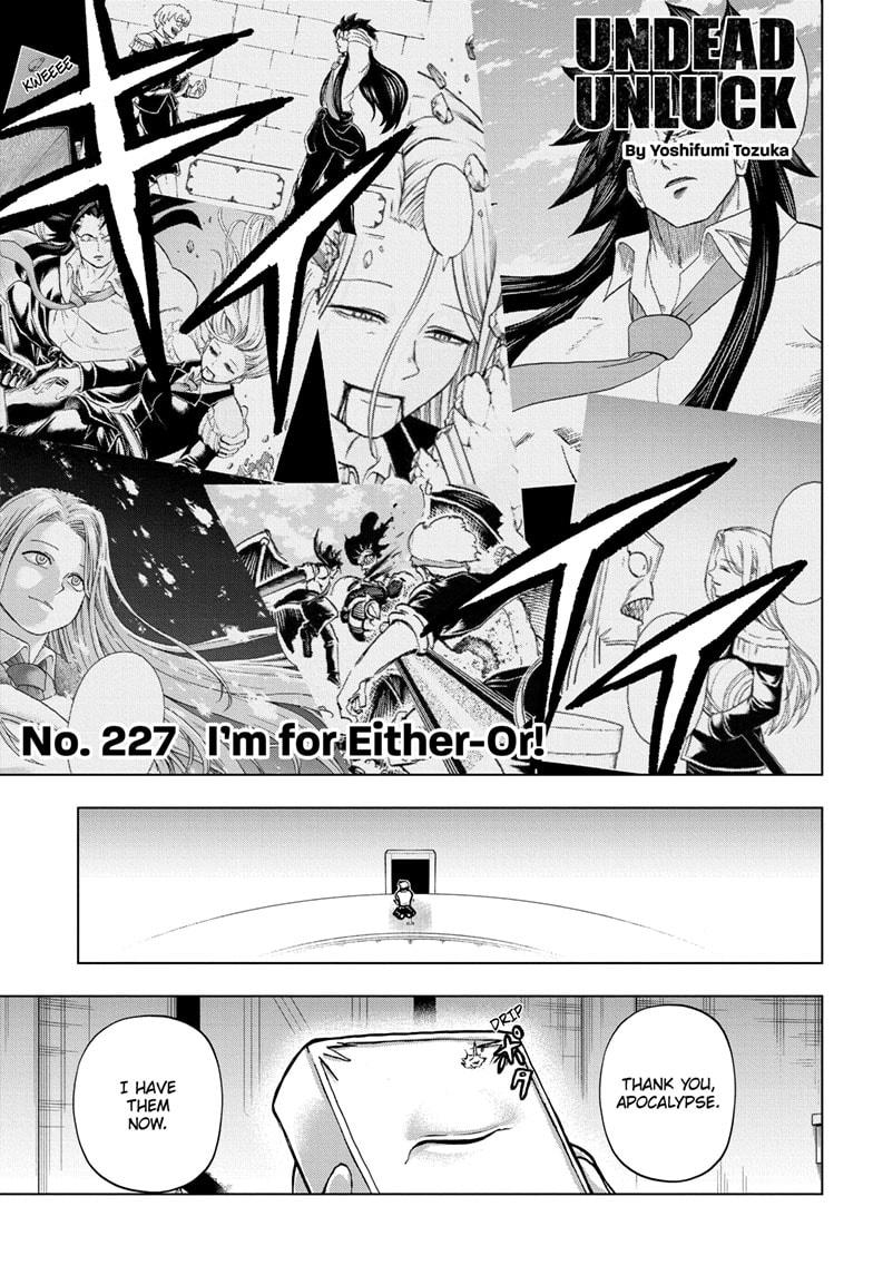 Undead + Unluck Chapter 227 page 1 - Chapter 227