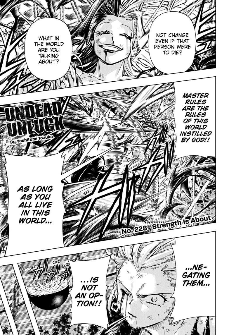 Undead + Unluck Chapter 228 page 1 - Chapter 228