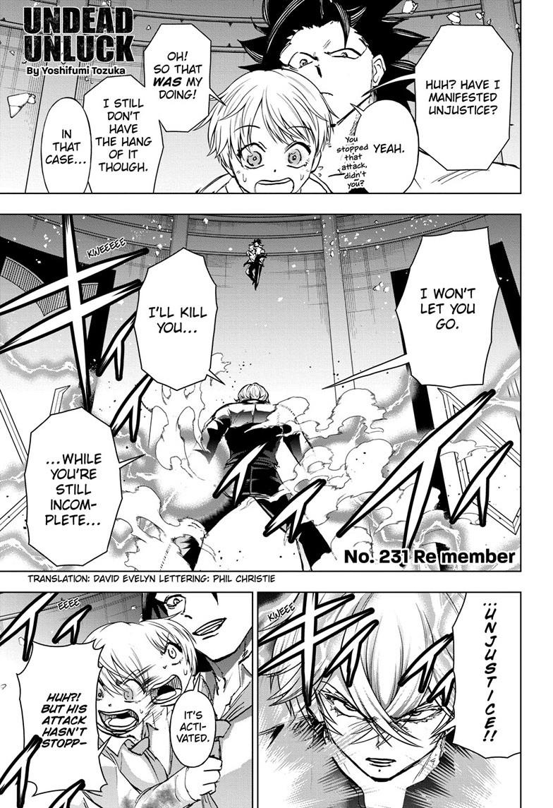 Undead + Unluck Chapter 231 page 1 - Chapter 231