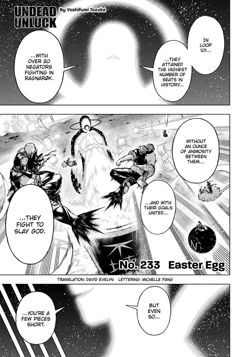 Undead + Unluck Chapter 233 page 1 - Chapter 233