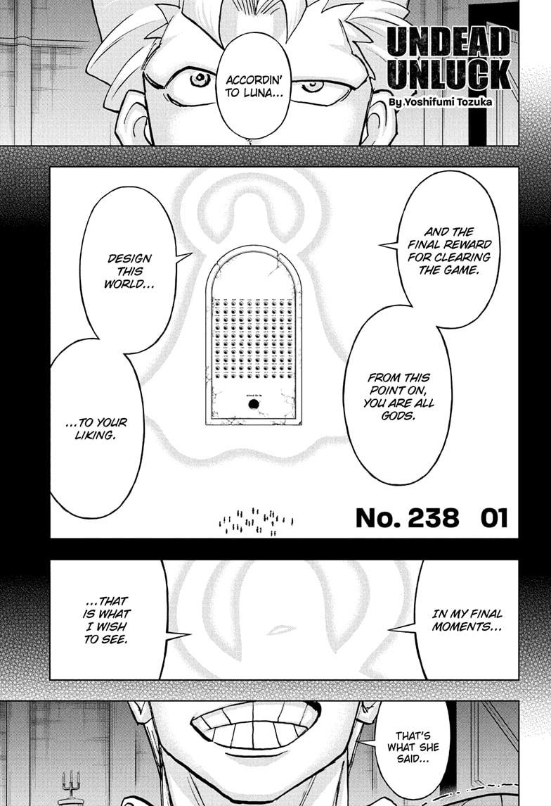Undead + Unluck Chapter 238 page 1 - Chapter 238