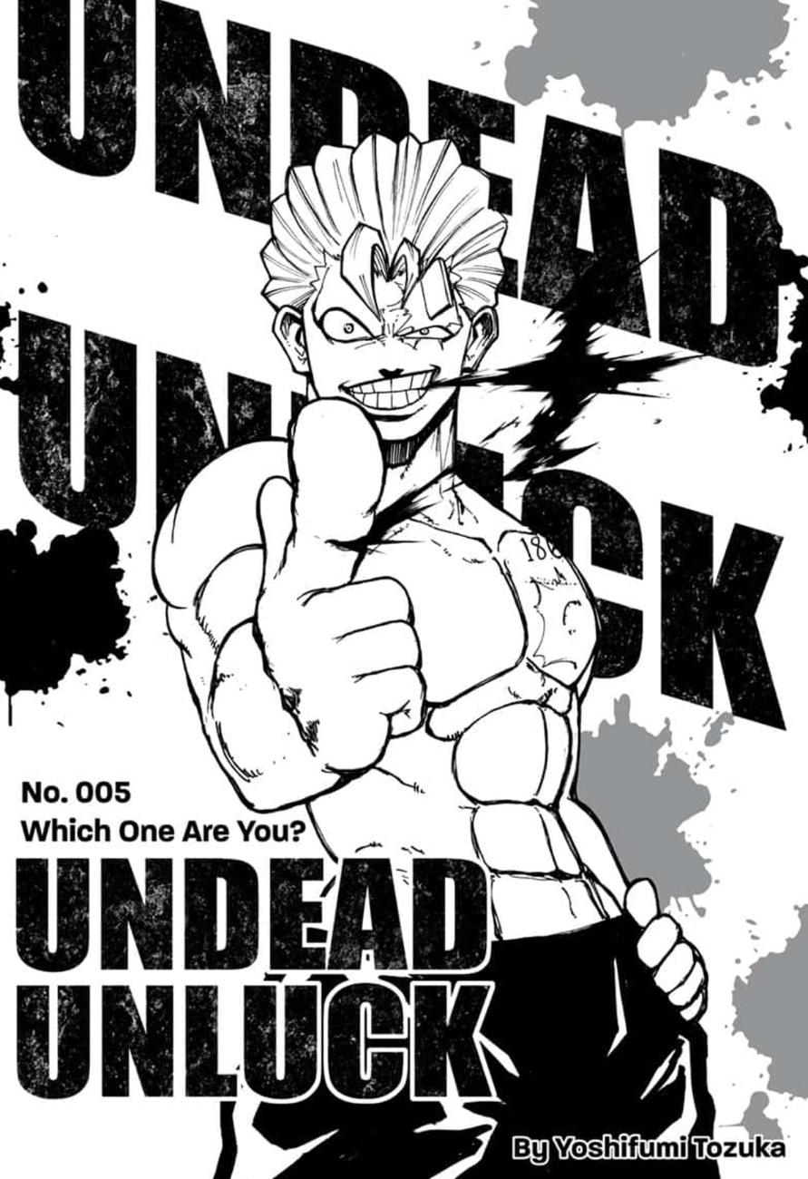 Undead + Unluck Chapter 5 page 1 - Chapter 5: No. 005 Which One Are You?