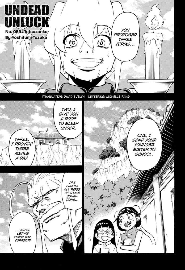 Undead + Unluck Chapter 59 page 1 - Chapter 59