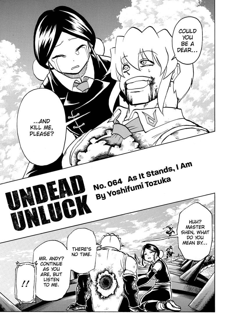 Undead + Unluck Chapter 64 page 1 - Chapter 64