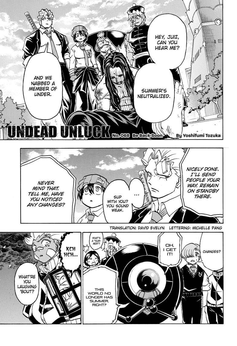 Undead + Unluck Chapter 68 page 1 - Chapter 68