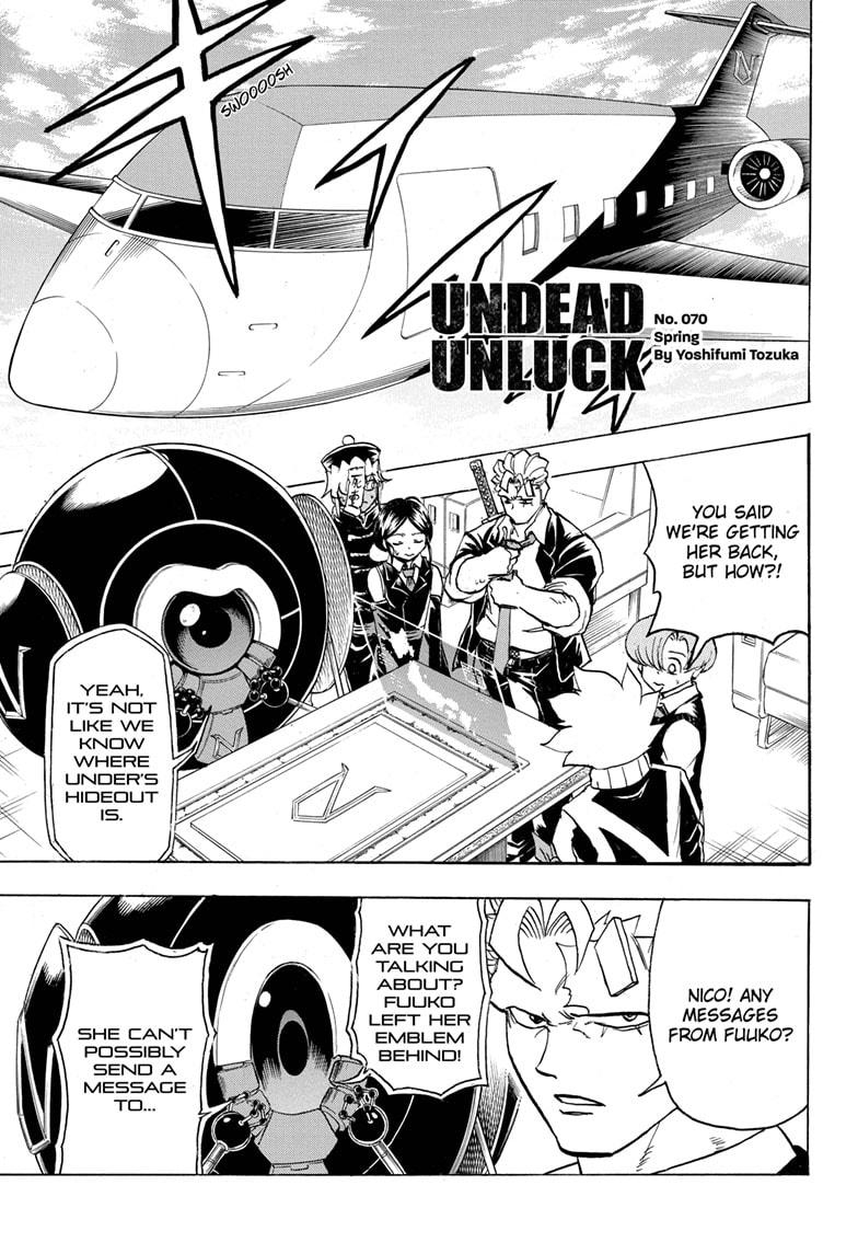 Undead + Unluck Chapter 70 page 1 - Chapter 70