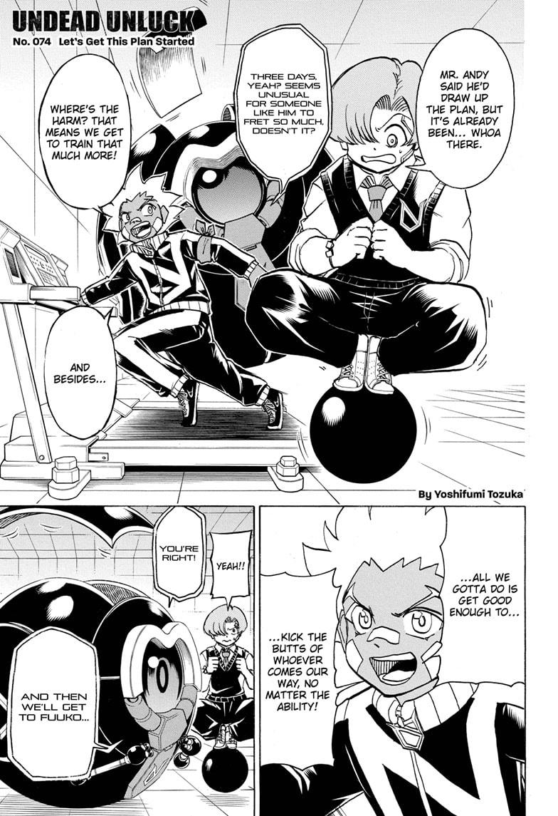 Undead + Unluck Chapter 74 page 1 - Chapter 74