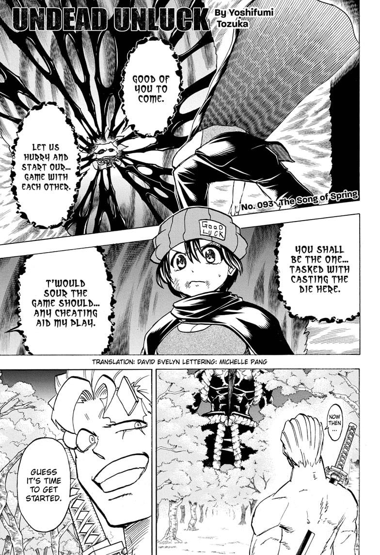 Undead + Unluck Chapter 93 page 1 - Chapter 93