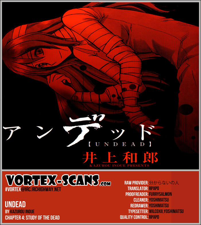 Undead Chapter 4 page 1 - Chapter 4: Study of the Dead