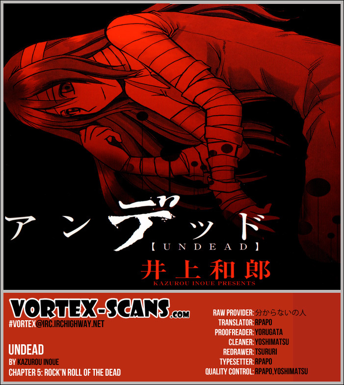Undead Chapter 5 page 1 - Chapter 5: Rock'n Roll of the Dead