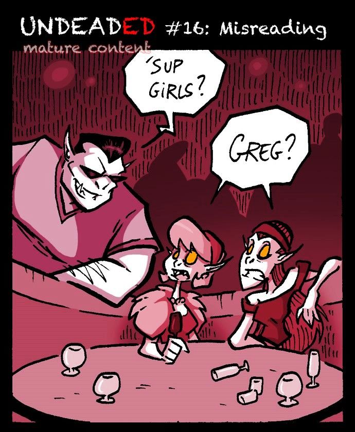 UndeadEd Chapter 16 page 1 - Chapter 16 : Misreading