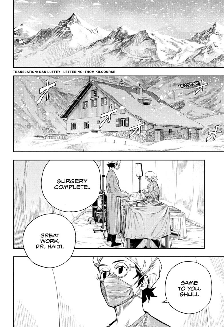 Under Doctor Chapter 24 page 2 - Chapter 24: Haiji and Shuli's Exciting Snowy Mountain Adventure