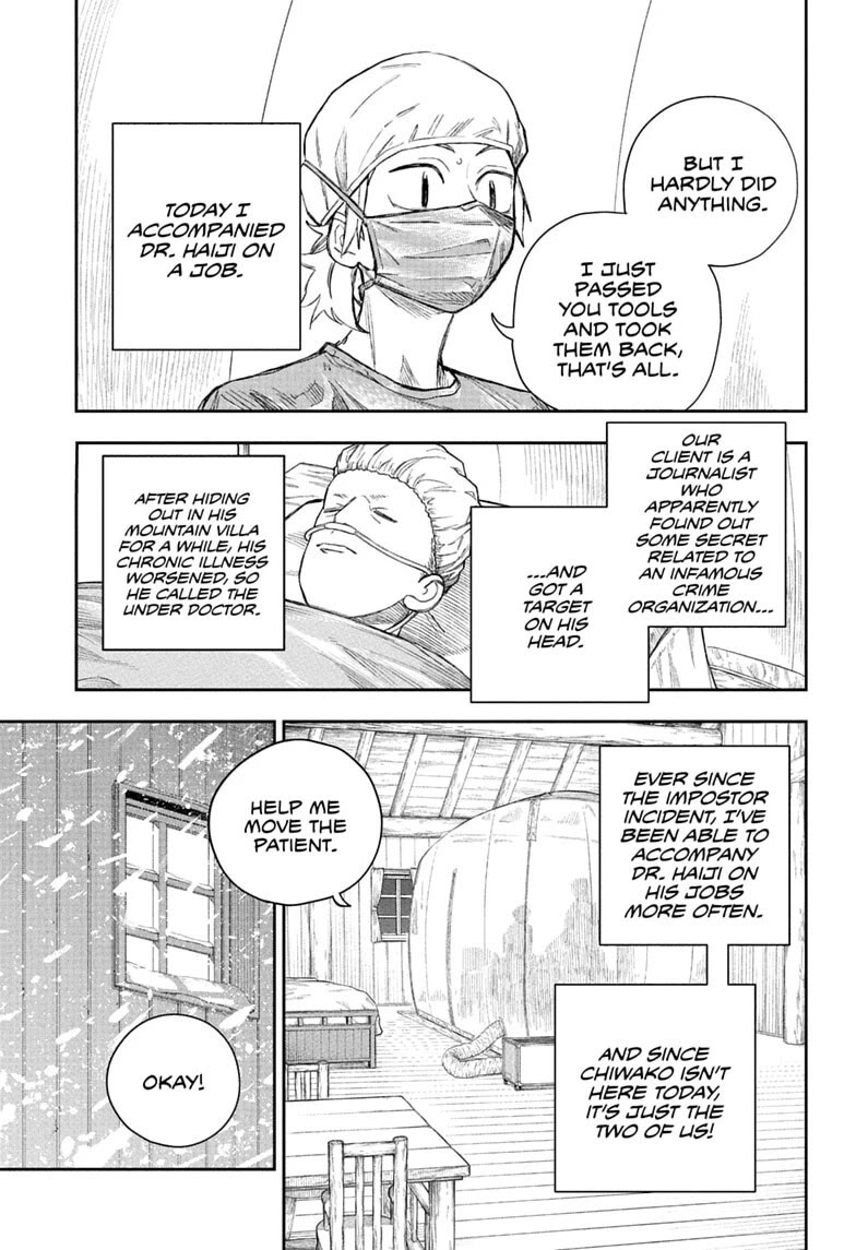 Under Doctor Chapter 24 page 3 - Chapter 24: Haiji and Shuli's Exciting Snowy Mountain Adventure