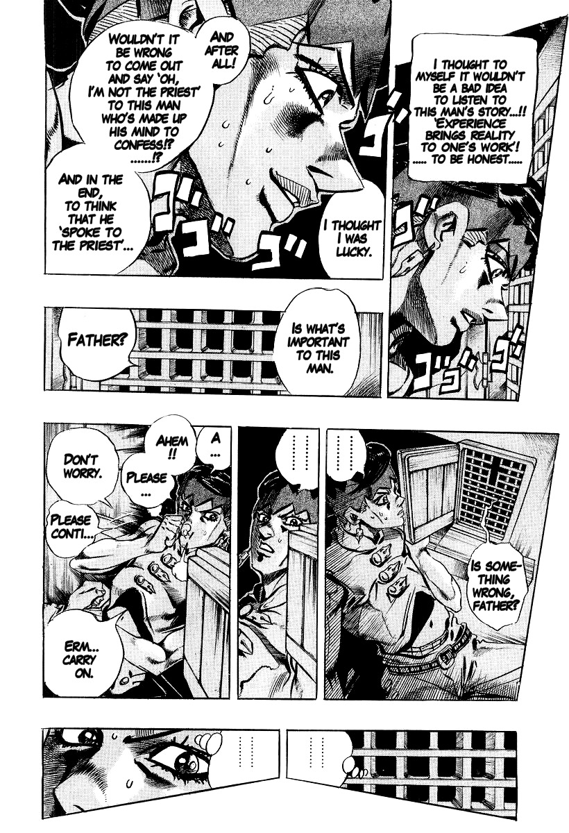 Under Execution Under Jailbreak Chapter 4 page 8 - Chapter 4: Thus Spoke Kishibe Rohan. Episode 16: At a Confessional