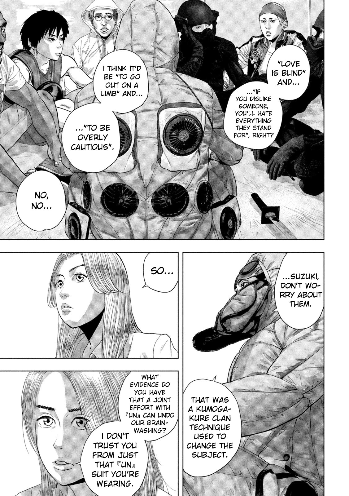 Under Ninja Chapter 100 page 7 - Chapter 100: Leave The Earth