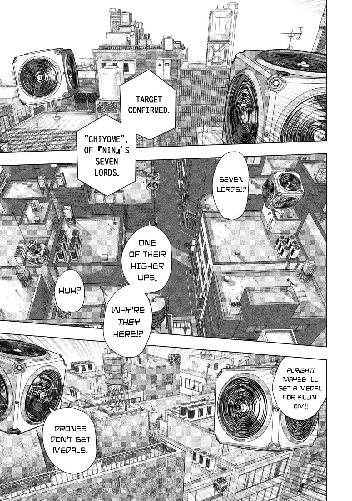 Under Ninja Chapter 107 page 7 - Chapter 107: Kamikaze Attack Drones