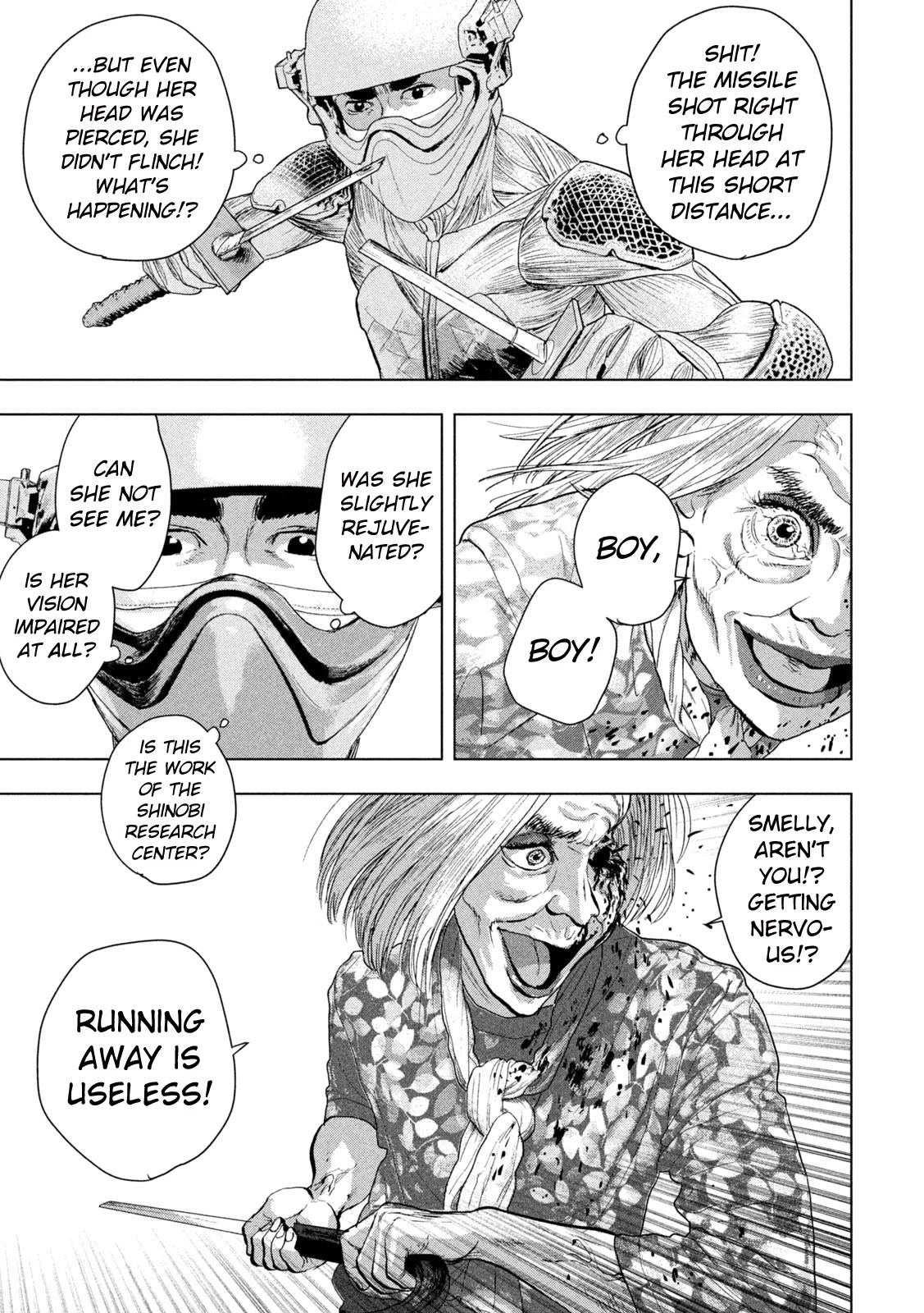 Under Ninja Chapter 108 page 3 - Chapter 108: Undyin' Undyin' Granny!