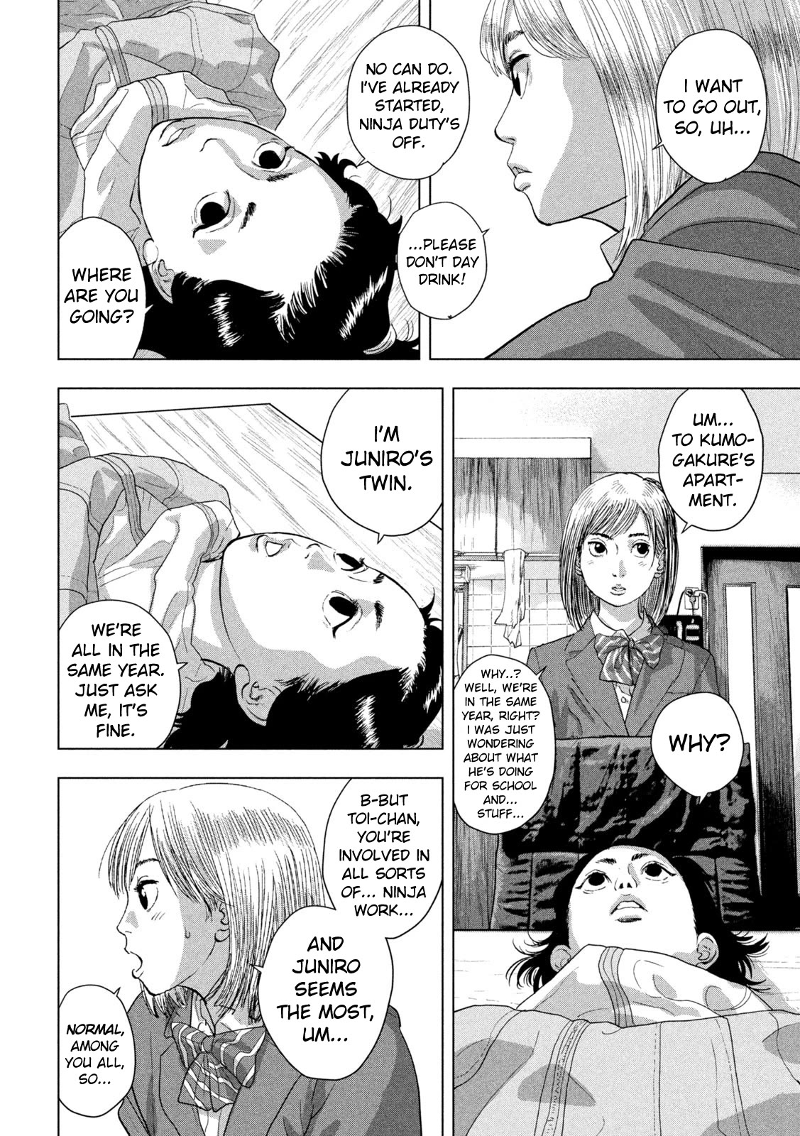 Under Ninja Chapter 110 page 4 - Chapter 110: Kawado's Advice
