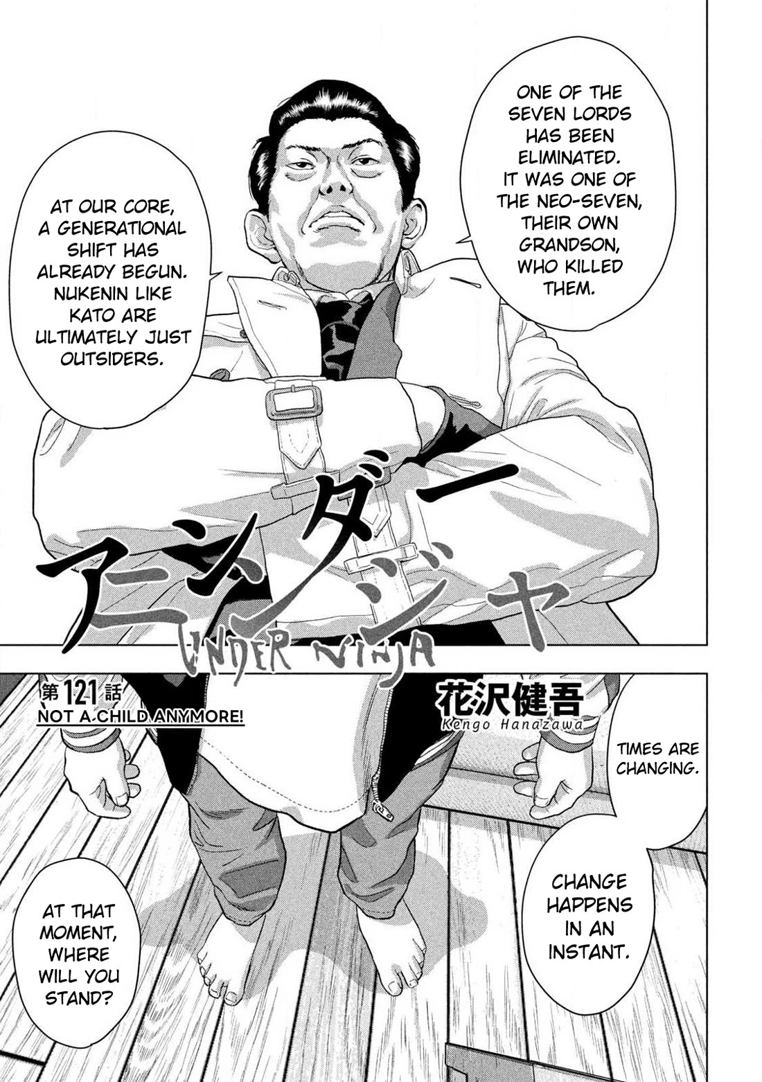 Under Ninja Chapter 121 page 1 - Chapter 121: Not A Child Anymore!