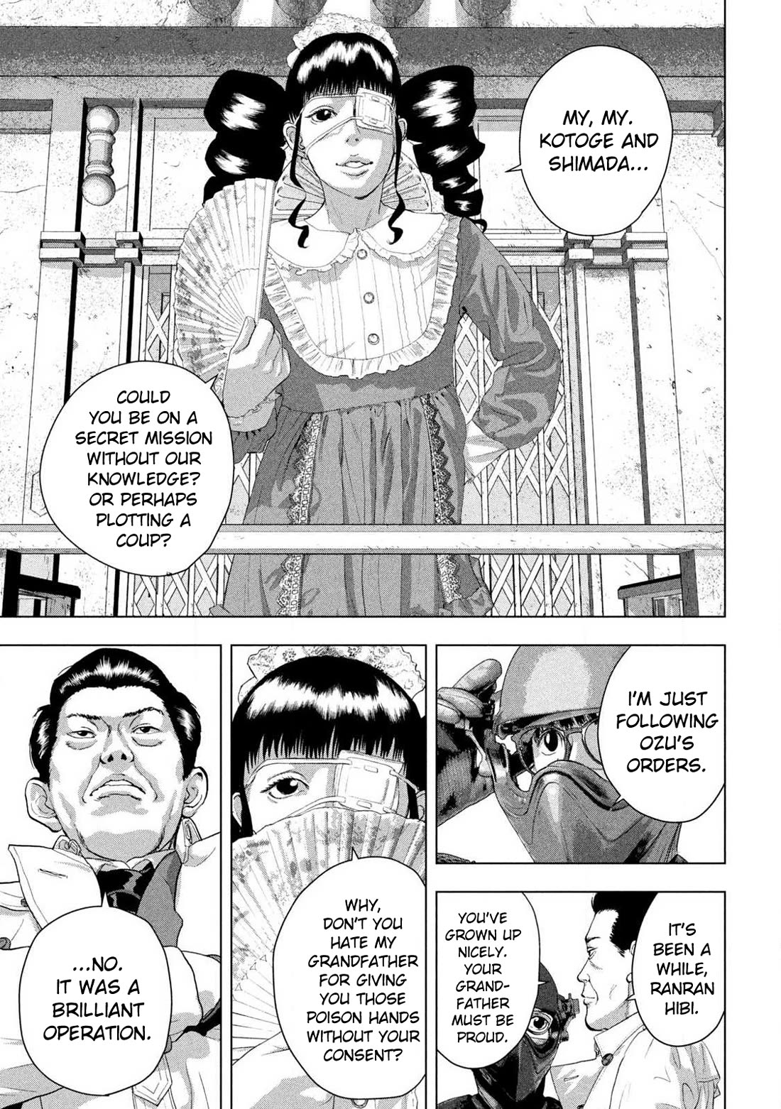 Under Ninja Chapter 124 page 15 - Chapter 124: Flying Tazaki