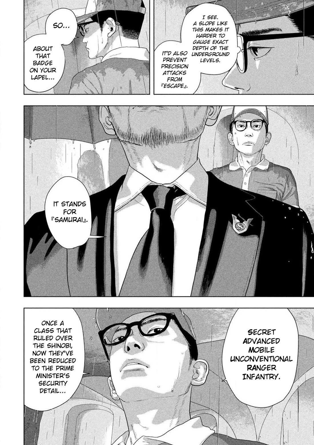 Under Ninja Chapter 135 page 13 - Chapter 135: Prime Minister Oda's Bodyguard